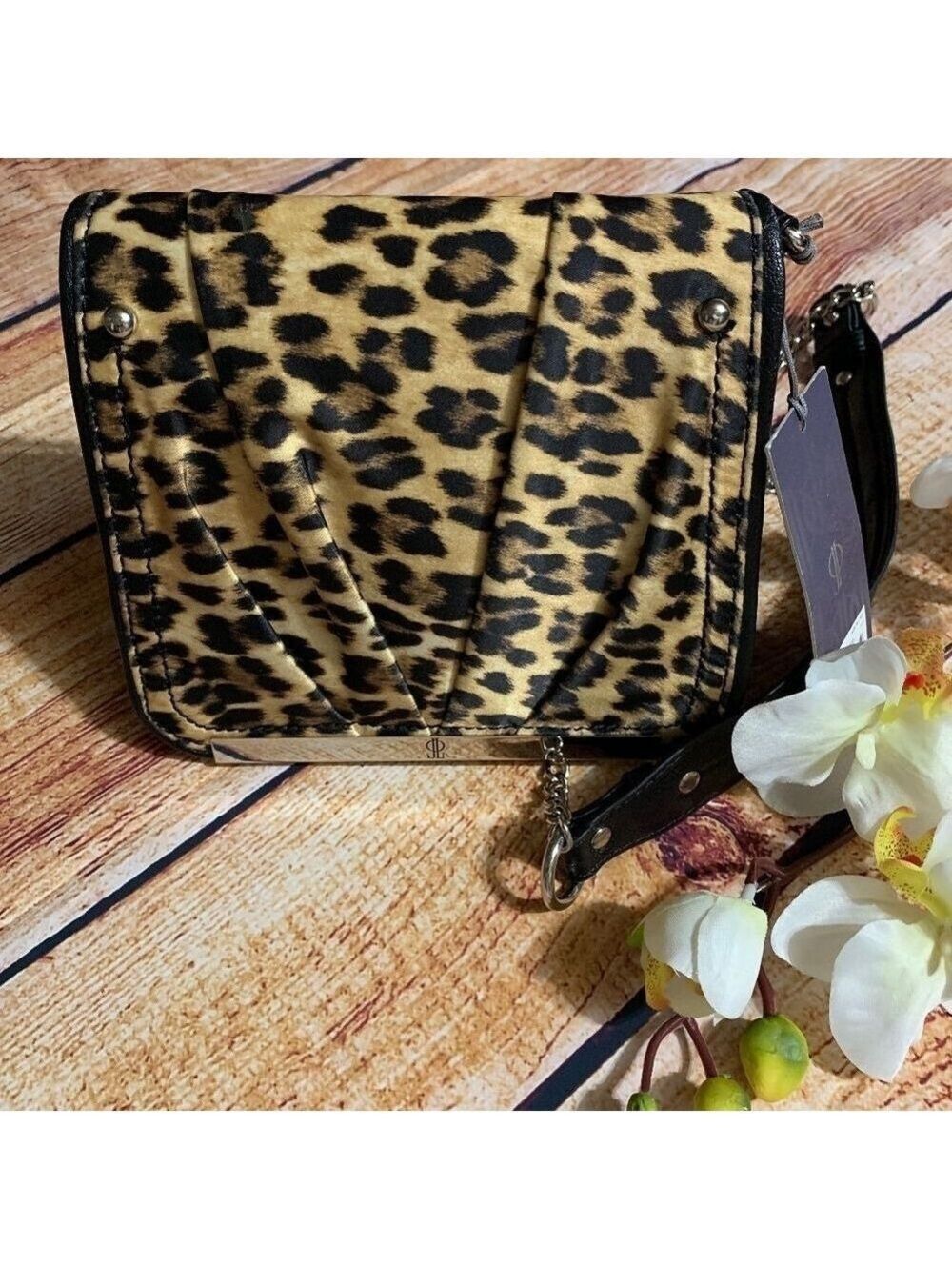 JENNIFER LOPEZ ANIMAL PRINT SMALL EVENING BAG